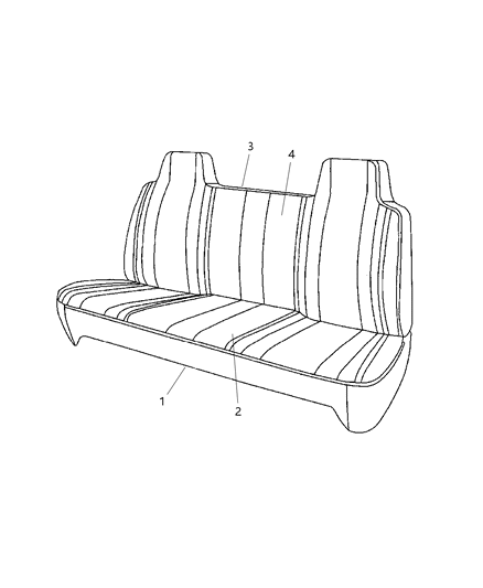 1997 Dodge Ram 3500 Front Seat Diagram 4 - Thumbnail