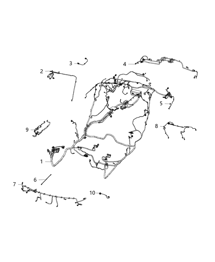 2015 Chrysler 300 Wiring Jumper Ground Diagram for 68060322AE