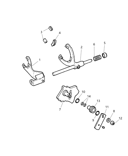 2005 Dodge Ram 1500 Forks Diagram 1 - Thumbnail