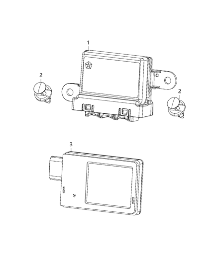 2021 Jeep Compass Modules, Body Diagram 4 - Thumbnail
