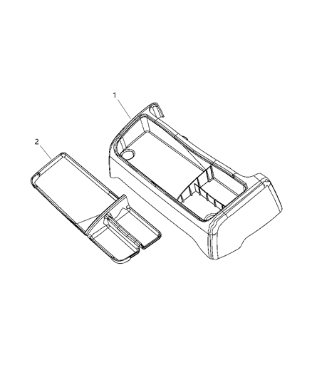 2013 Ram 5500 Floor Console Diagram 3 - Thumbnail