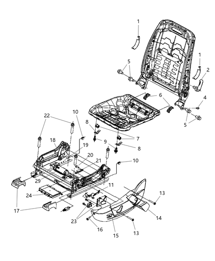 2005 Chrysler 300 Module Seat Memory Diagram for 4602440AH