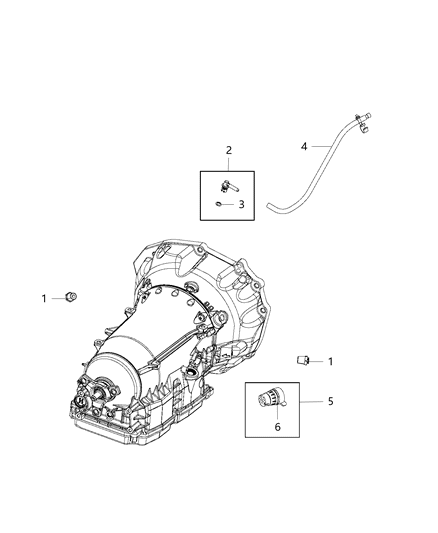 2009 Dodge Challenger Sensors , Vents And Quick Connectors Diagram 2 - Thumbnail