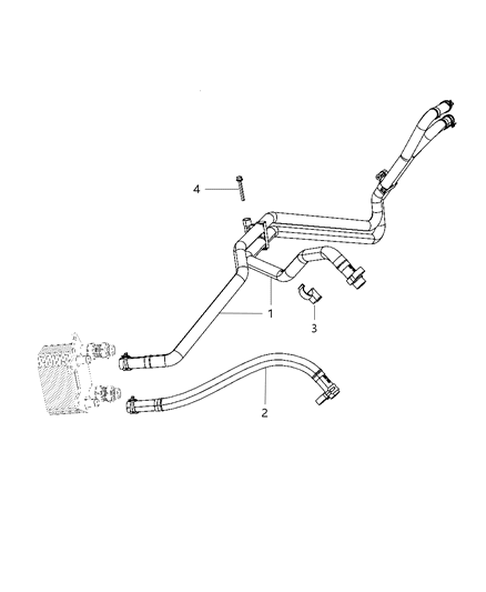 2005 Dodge Ram 1500 Plumbing - Heater Diagram 3 - Thumbnail