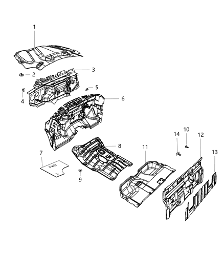 2019 Ram 1500 Classic Silencers Diagram