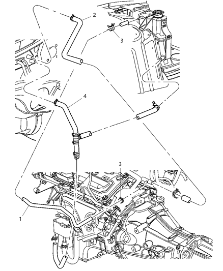 2005 Dodge Magnum Heater Plumbing Diagram 2 - Thumbnail