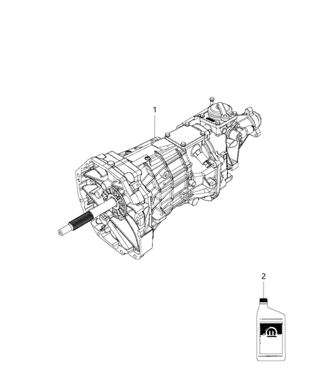 2016 Dodge Viper Transmission / Transaxle Assembly Diagram 2 - Thumbnail