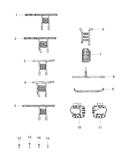 2018 Jeep Wrangler All-new Model Skid Plate Diagram