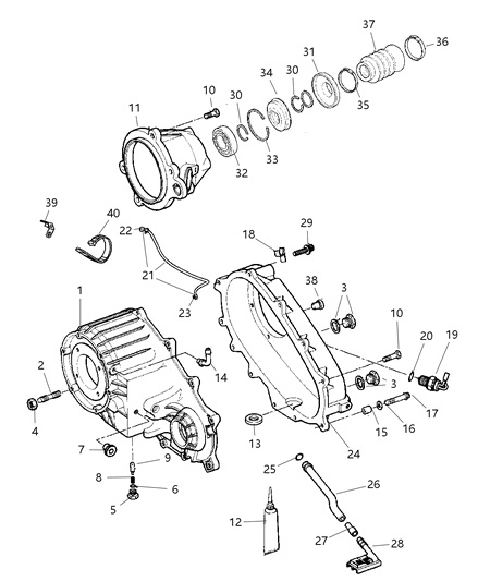 2006 Jeep Liberty Case & Related Parts Diagram 3 - Thumbnail