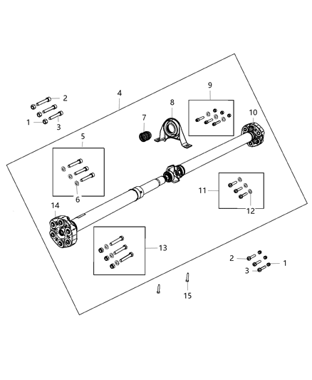2014 Dodge Challenger Nut Locking Diagram for 6509330AA