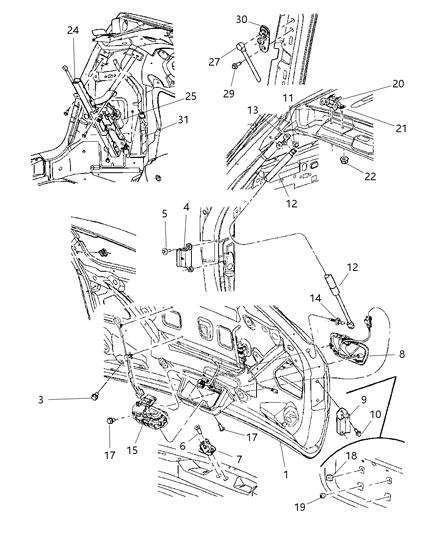 2008 Chrysler Pacifica Switch Diagram for 68004574AA