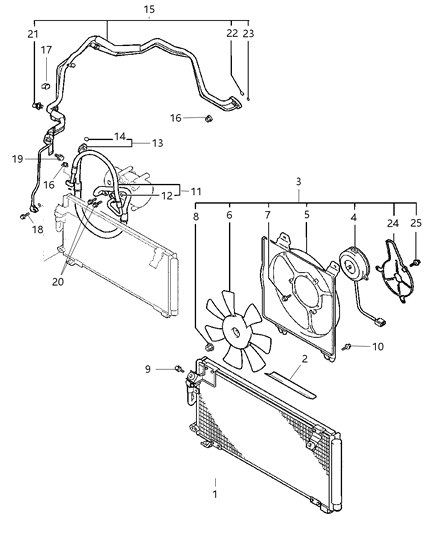 2004 Dodge Stratus Pressure Switch Diagram for MR513123