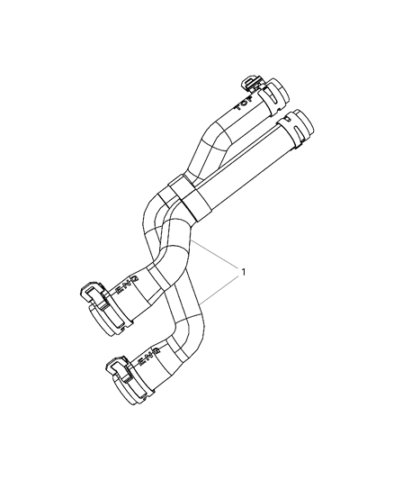 2007 Chrysler Sebring Plumbing - Heater Diagram 2 - Thumbnail