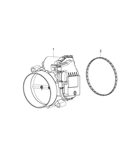 2016 Dodge Challenger Throttle Body Diagram 2 - Thumbnail