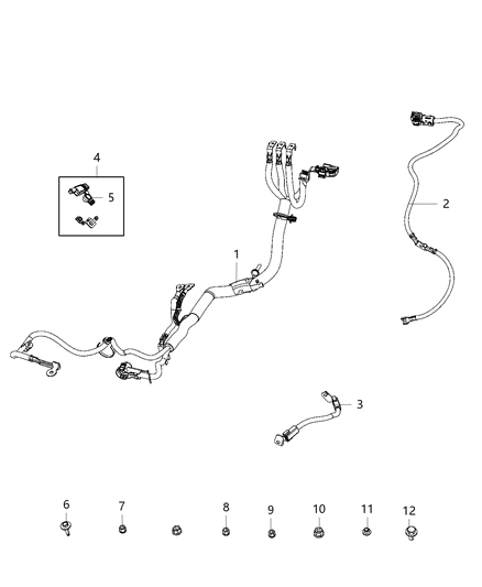 2021 Jeep Cherokee Sensor Diagram for 68310163AC