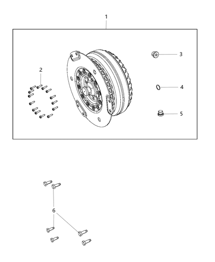 2020 Ram 3500 Cab Chassis Torque Converter Diagram 3 - Thumbnail