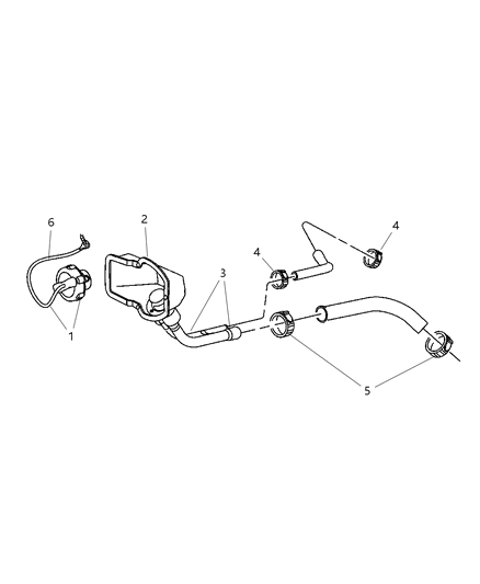 2007 Dodge Ram 3500 Strap Ground Diagram for 5032359AA