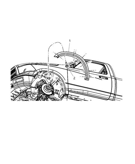 2015 Ram 3500 Cab Chassis Molding Wheel Opening Diagram