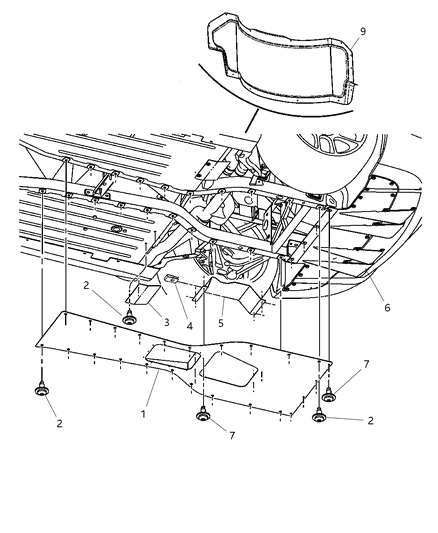 2003 Dodge Viper Floor Pan Diagram