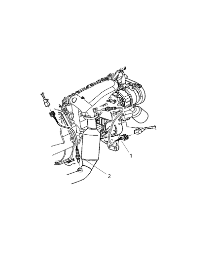 2004 Jeep Liberty Oxygen Sensors Diagram 1 - Thumbnail