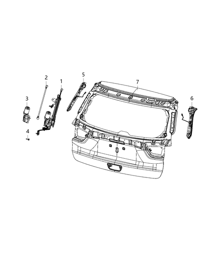 2021 Jeep Compass Sensors - Body Diagram 4 - Thumbnail
