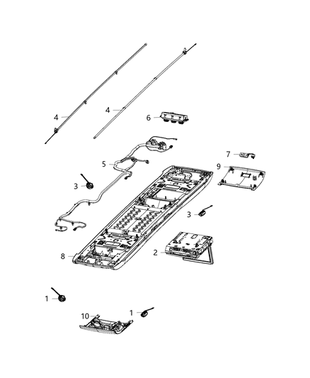 2020 Dodge Grand Caravan DVD & Video System Diagram 1 - Thumbnail