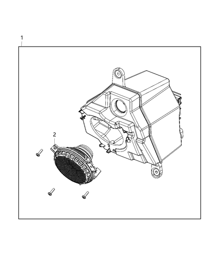 2021 Jeep Wrangler Speakers, Amplifier And Sub Woofer Diagram 1 - Thumbnail