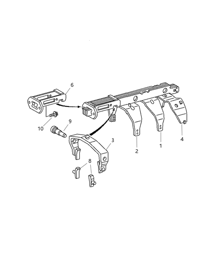 2005 Dodge Ram 3500 Fork & Rails Diagram 2 - Thumbnail