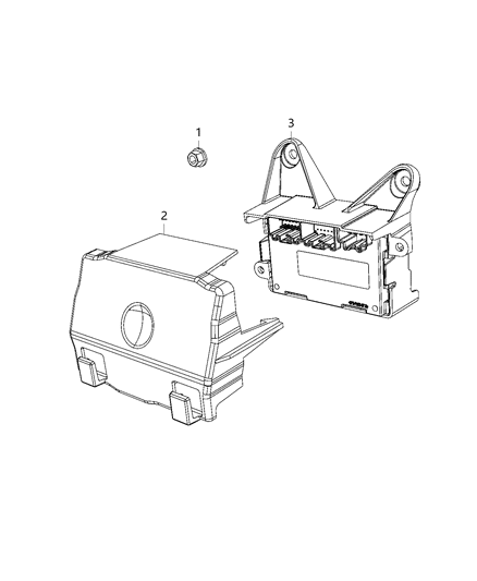 2020 Ram 3500 Cab Chassis Modules, Body Diagram 9 - Thumbnail