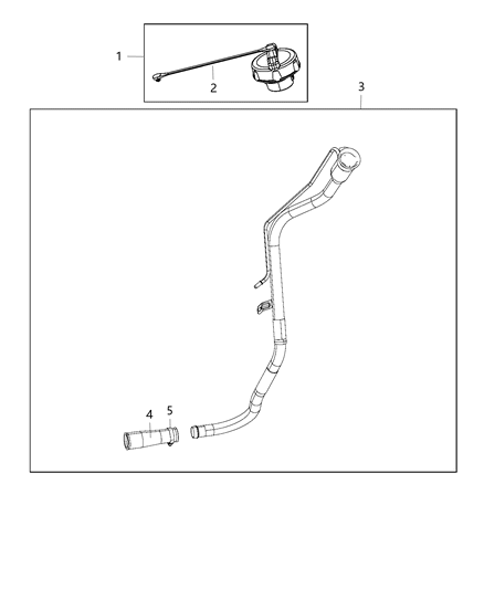 2015 Dodge Challenger Fuel Tank Filler Tube Diagram