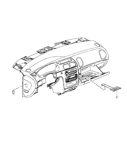 2020 Dodge Challenger Instrument Panel Diagram