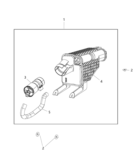 2018 Jeep Wrangler All-new Model Vapor Canister Diagram 1 - Thumbnail