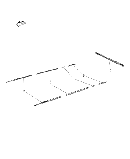 2018 Ram 3500 Pickup Conversion Kit, Appearance Diagram