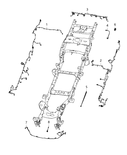 2020 Ram 2500 Wiring - Chassis & Underbody Diagram 1 - Thumbnail