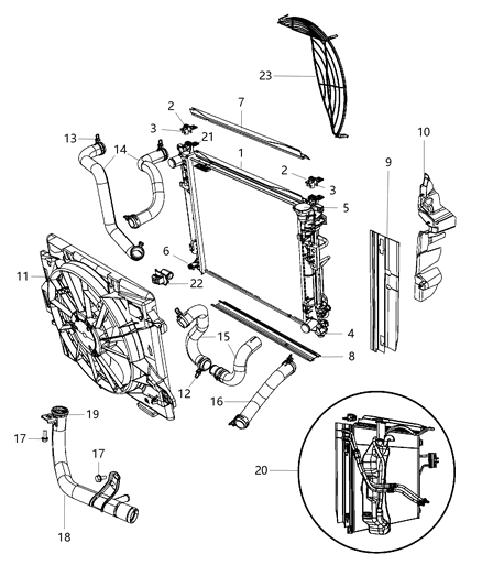 2008 Dodge Grand Caravan Lower Seal Diagram for 4677679AB
