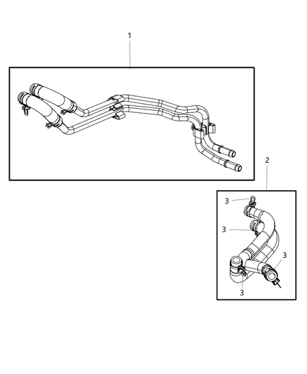 2017 Jeep Wrangler Heater Plumbing Diagram 1 - Thumbnail
