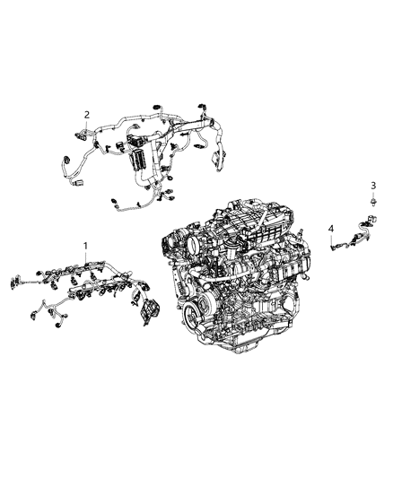 2021 Jeep Gladiator Wiring, Engine Diagram 2 - Thumbnail