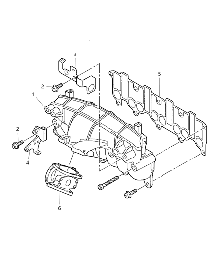 2008 Dodge Avenger Intake Manifold Diagram 2 - Thumbnail