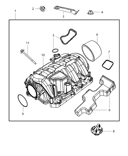 2010 Dodge Challenger Intake Manifold Diagram 3 - Thumbnail