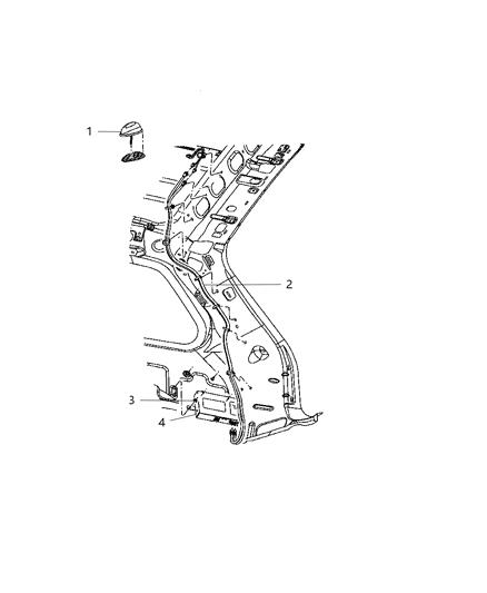 2005 Jeep Grand Cherokee Satellite Ant Diagram for 5091504AC