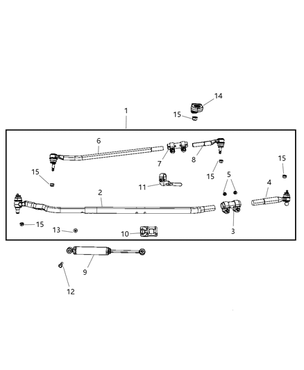 2011 Ram 3500 Cab Chassis Steering Linkage Diagram