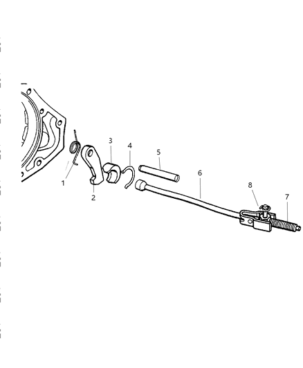 2002 Jeep Wrangler Parking Sprag Diagram 2 - Thumbnail