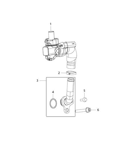 2019 Jeep Wrangler Crankcase Ventilation Diagram 3 - Thumbnail