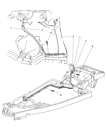 2002 Chrysler Prowler Clip Wrap Around Diagram for 6035597