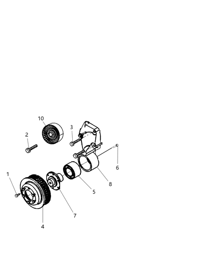2007 Dodge Ram 3500 Cab Chassis Drive Pulleys And Belt Diagram