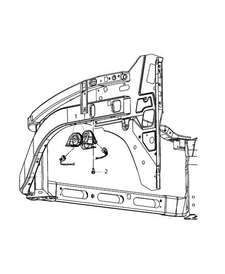 2015 Ram 3500 Pickup Horns Diagram
