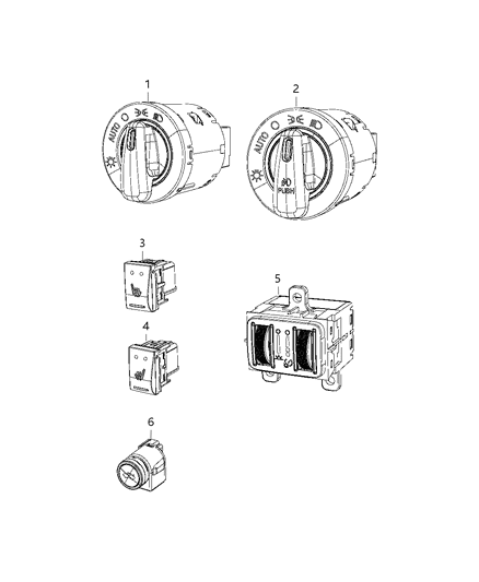 2020 Dodge Charger Modules, Body Diagram 11 - Thumbnail