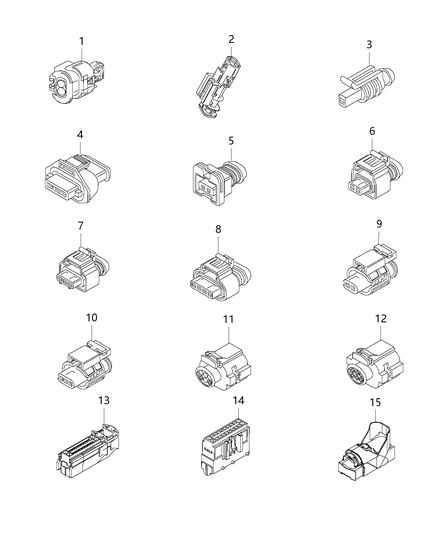 2016 Jeep Renegade Wiring Repair Connectors Diagram 1 - Thumbnail