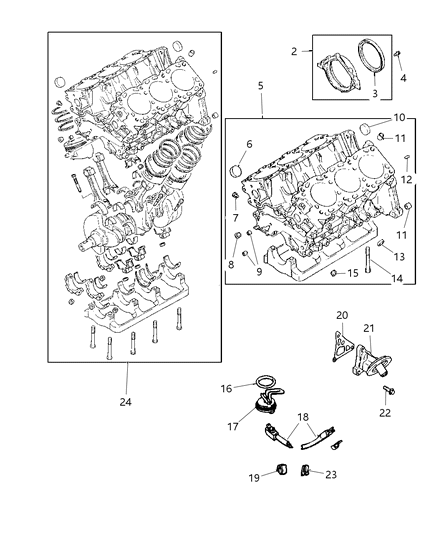 1998 Dodge Caravan Cylinder Block Diagram 2 - Thumbnail