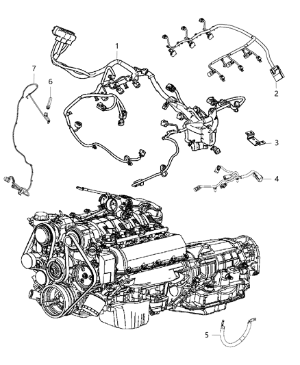 2017 Dodge Durango Wiring, Engine Diagram 1 - Thumbnail